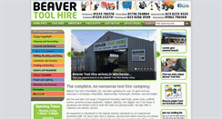 Desktop Screenshot of beavertoolhire.co.uk